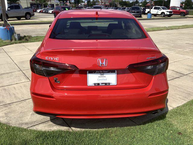 used 2025 Honda Civic car, priced at $27,466