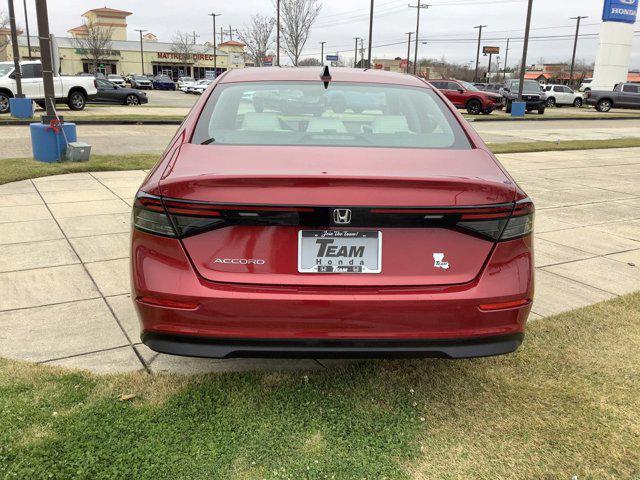 new 2025 Honda Accord car, priced at $32,165