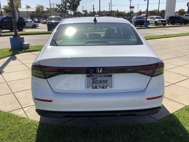 new 2025 Honda Accord car, priced at $32,110