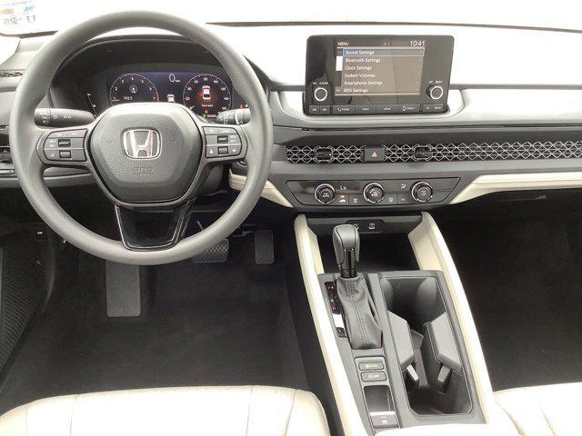 new 2025 Honda Accord car, priced at $29,445