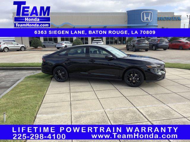 new 2025 Honda Accord car, priced at $31,710