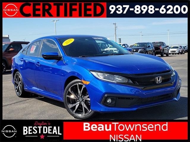 used 2019 Honda Civic car, priced at $18,445