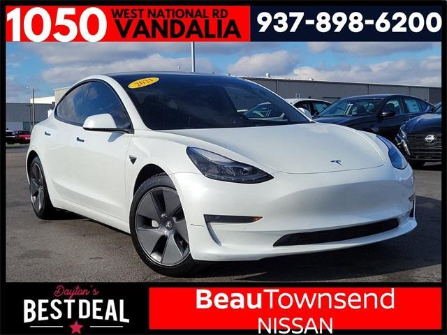 used 2021 Tesla Model 3 car, priced at $26,795