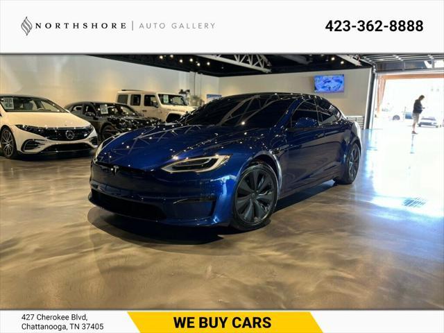 used 2021 Tesla Model S car, priced at $54,881