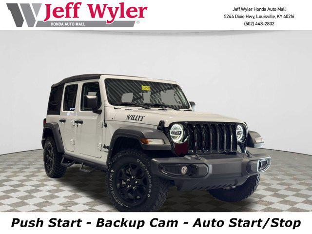 used 2022 Jeep Wrangler car, priced at $32,244