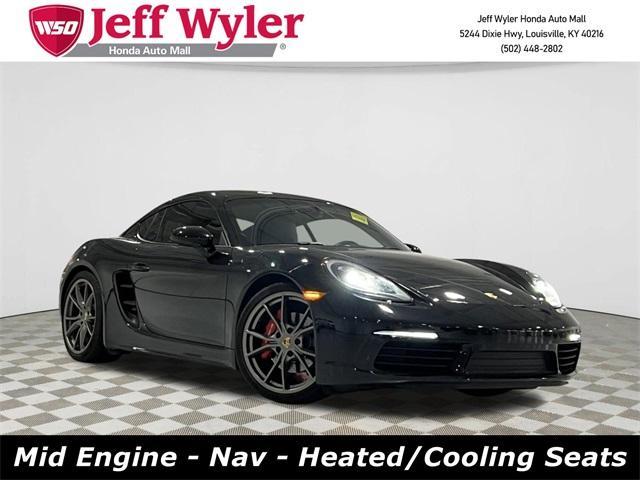 used 2017 Porsche 718 Cayman car, priced at $58,699