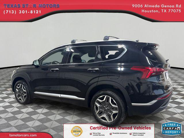 used 2021 Hyundai Santa Fe car, priced at $22,000