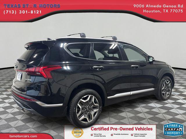 used 2021 Hyundai Santa Fe car, priced at $22,000