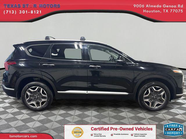 used 2021 Hyundai Santa Fe car, priced at $22,000