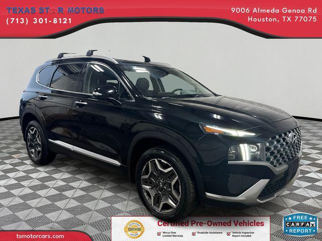 used 2021 Hyundai Santa Fe car, priced at $22,000