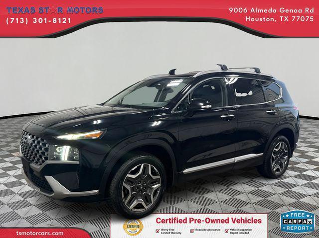 used 2021 Hyundai Santa Fe car, priced at $22,000