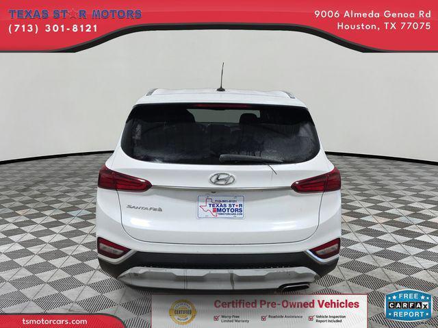 used 2019 Hyundai Santa Fe car, priced at $17,000