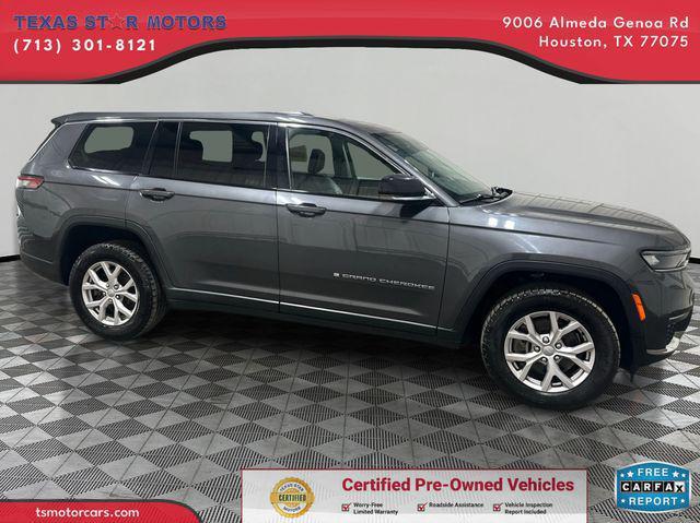 used 2021 Jeep Grand Cherokee L car, priced at $24,000