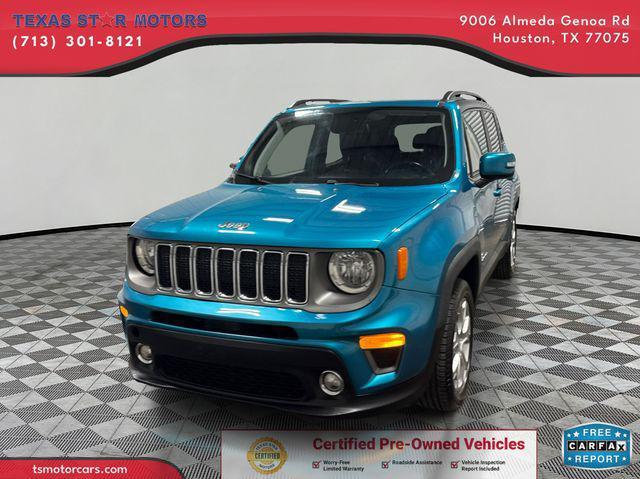 used 2020 Jeep Renegade car, priced at $17,500