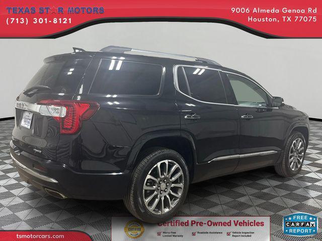 used 2021 GMC Acadia car, priced at $33,000