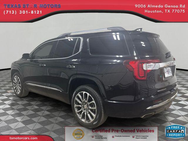 used 2021 GMC Acadia car, priced at $33,000