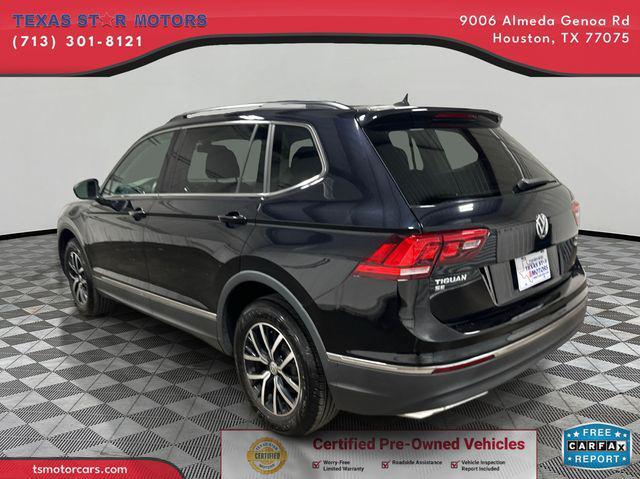 used 2021 Volkswagen Tiguan car, priced at $17,500