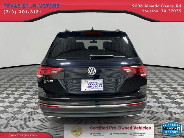 used 2021 Volkswagen Tiguan car, priced at $17,500