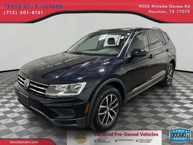 used 2021 Volkswagen Tiguan car, priced at $17,500