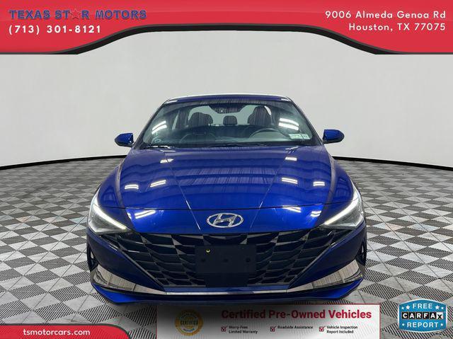 used 2021 Hyundai Elantra car, priced at $17,500