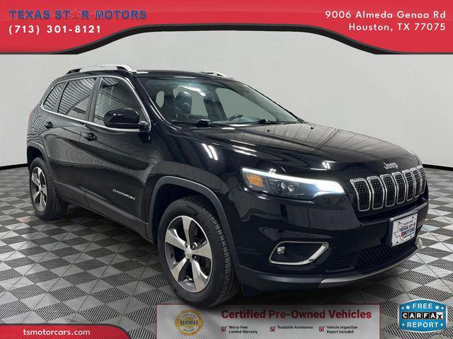 used 2019 Jeep Cherokee car, priced at $20,000