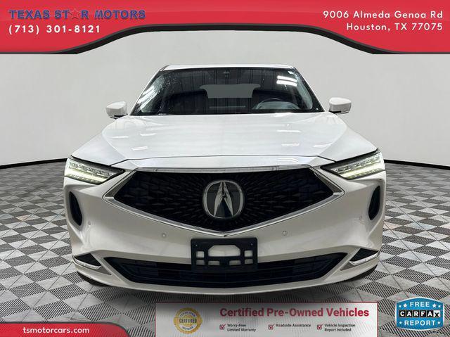 used 2022 Acura MDX car, priced at $33,000
