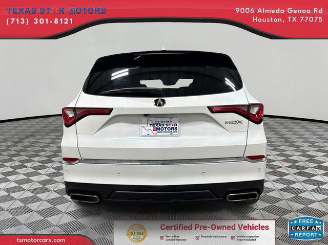 used 2022 Acura MDX car, priced at $33,000