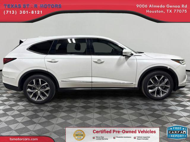used 2022 Acura MDX car, priced at $33,000