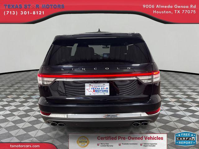 used 2020 Lincoln Aviator car, priced at $32,500
