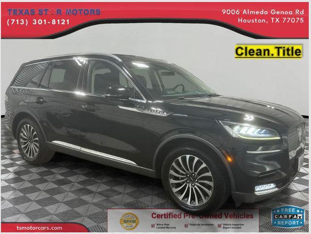 used 2020 Lincoln Aviator car, priced at $33,000