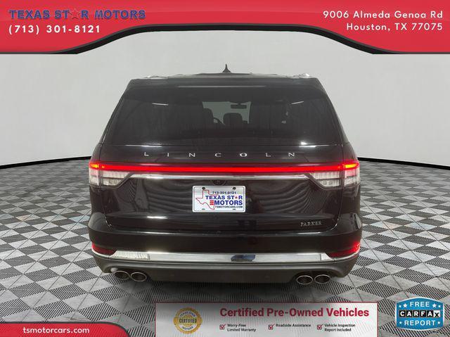 used 2020 Lincoln Aviator car, priced at $33,000
