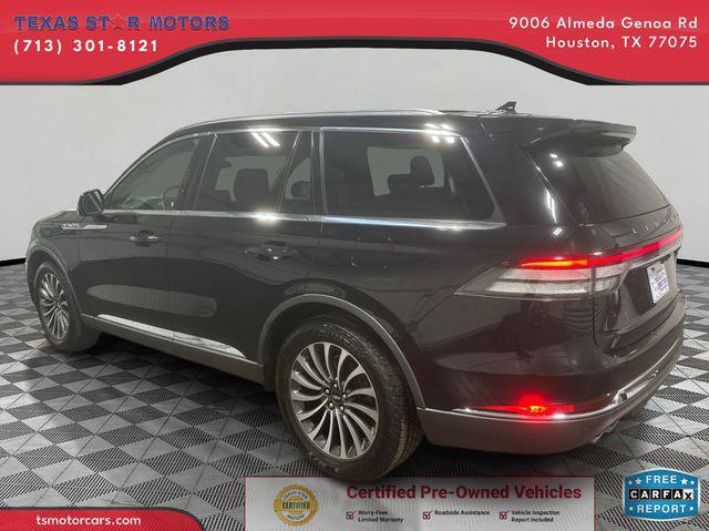 used 2020 Lincoln Aviator car, priced at $33,000