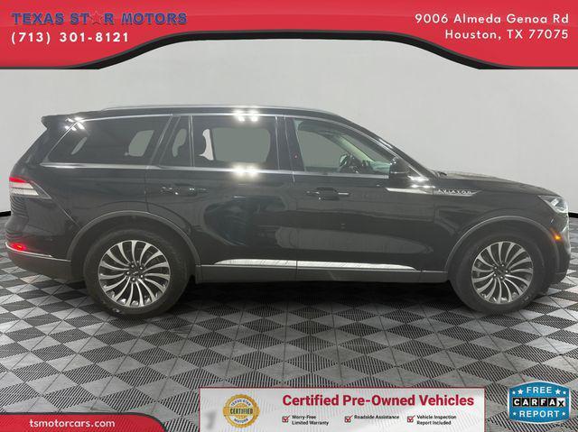 used 2020 Lincoln Aviator car, priced at $33,000