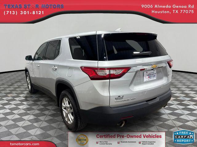 used 2021 Chevrolet Traverse car, priced at $21,500