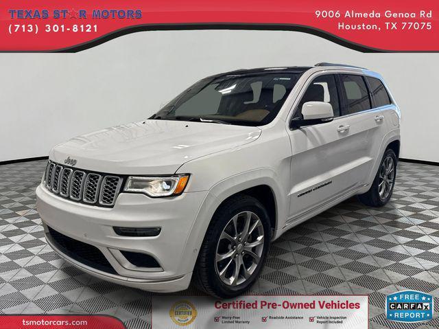 used 2021 Jeep Grand Cherokee car, priced at $34,000