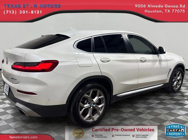 used 2022 BMW X4 car, priced at $36,000