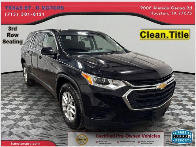 used 2020 Chevrolet Traverse car, priced at $20,500
