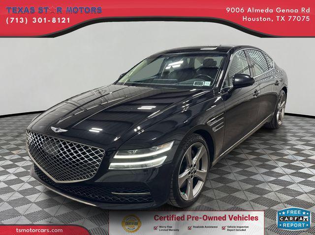 used 2021 Genesis G80 car, priced at $28,600