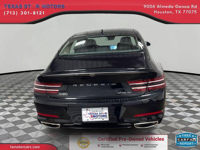 used 2021 Genesis G80 car, priced at $28,600