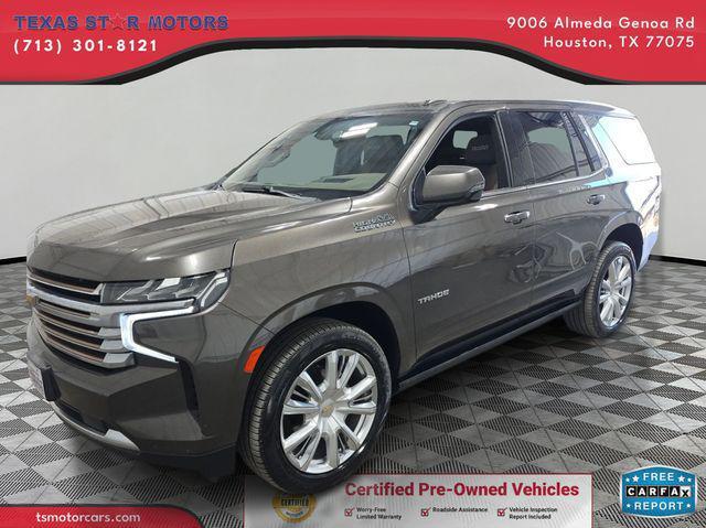 used 2021 Chevrolet Tahoe car, priced at $46,000