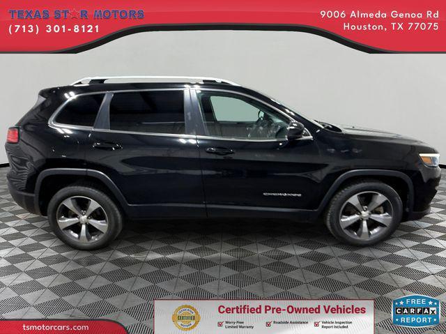 used 2019 Jeep Cherokee car, priced at $15,500