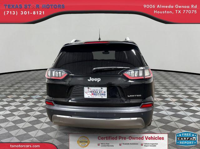 used 2019 Jeep Cherokee car, priced at $15,500