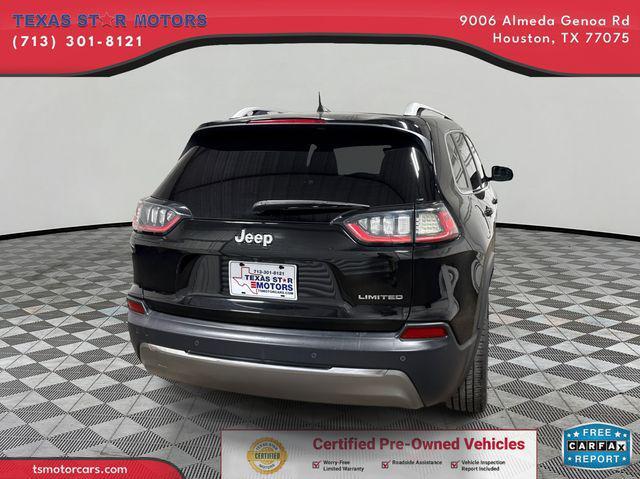 used 2019 Jeep Cherokee car, priced at $15,500