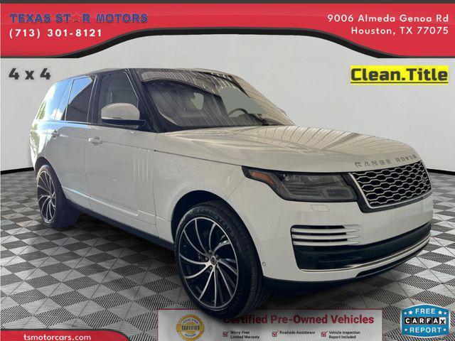 used 2018 Land Rover Range Rover car, priced at $30,000