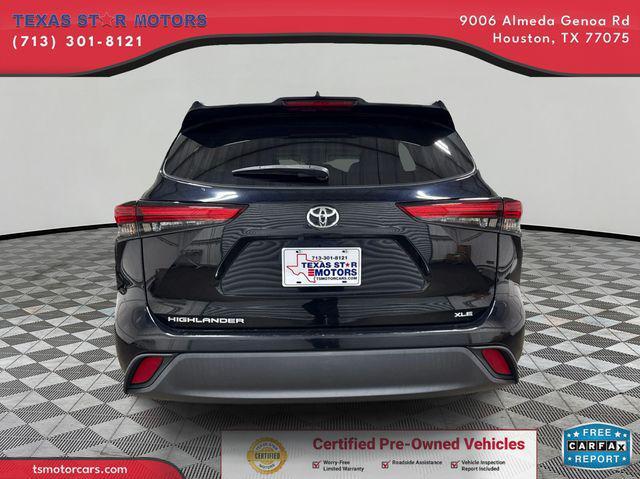 used 2021 Toyota Highlander car, priced at $29,000