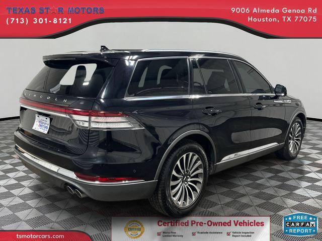 used 2020 Lincoln Aviator car, priced at $29,000
