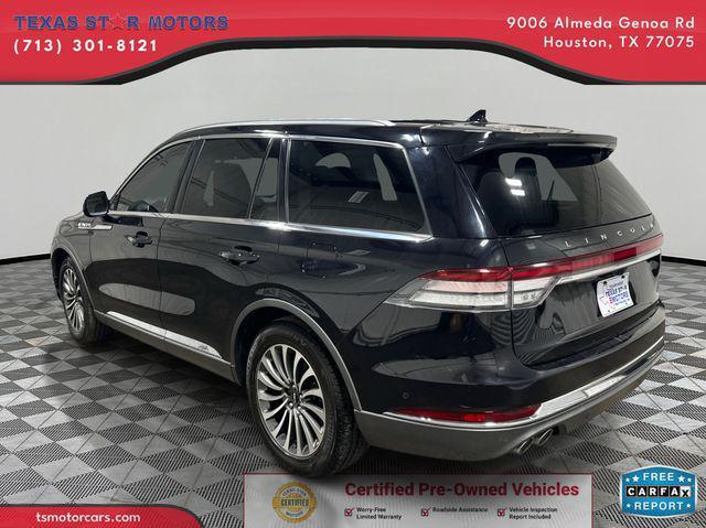 used 2020 Lincoln Aviator car, priced at $29,000