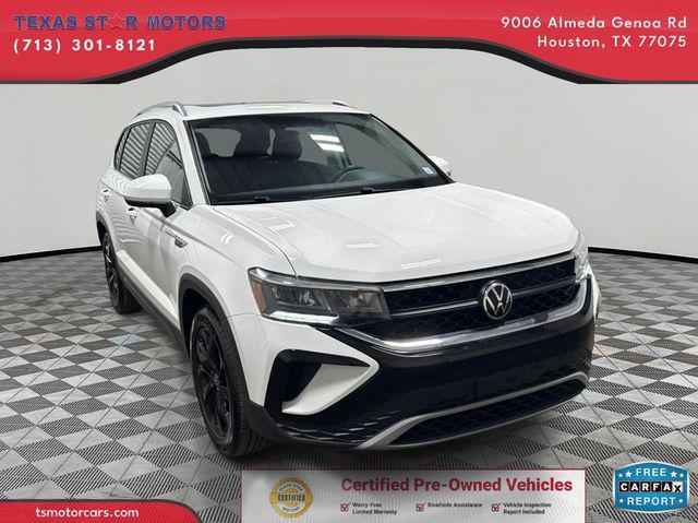 used 2022 Volkswagen Taos car, priced at $19,000