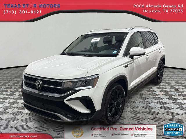 used 2022 Volkswagen Taos car, priced at $19,000