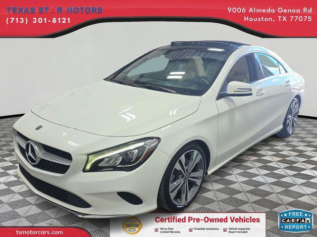 used 2019 Mercedes-Benz CLA 250 car, priced at $20,000